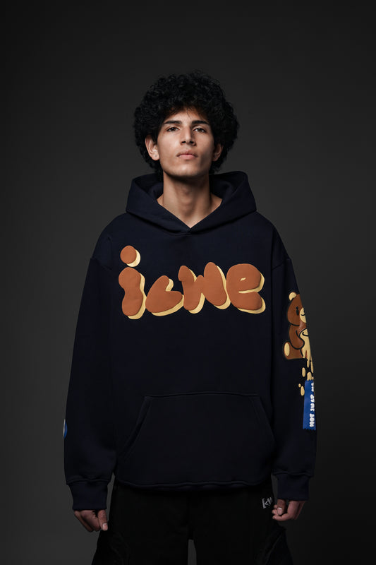 No Sugar Just Honey Navy Hoodie