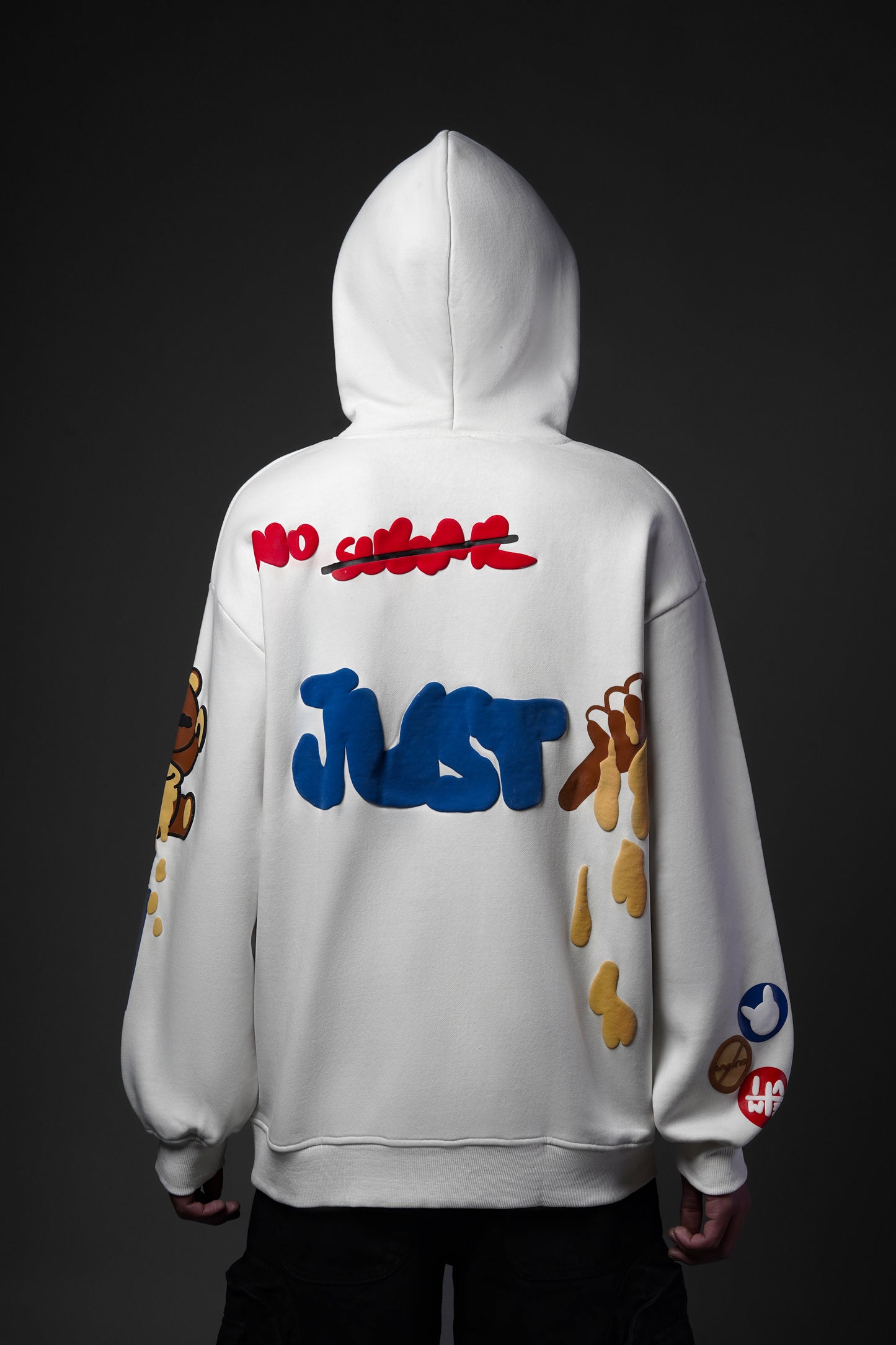 No Sugar Just Honey Ivory Hoodie