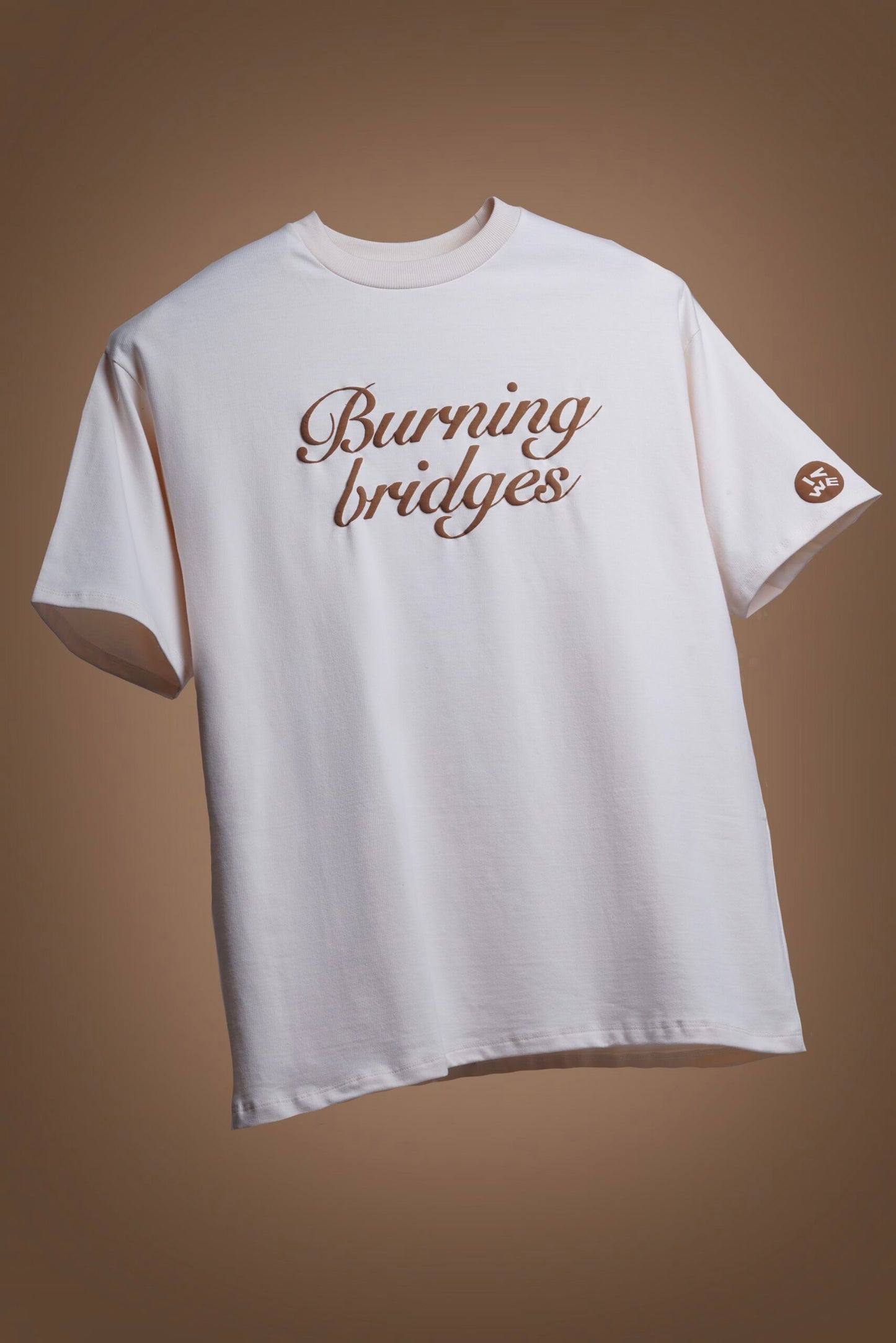 Burning Bridges Tee Off-White