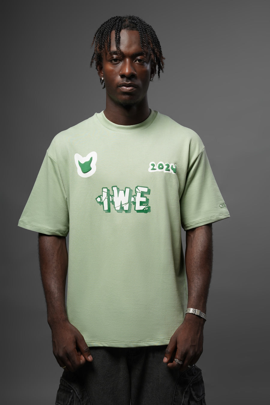 Life F*ced Up Tee Aqua Green