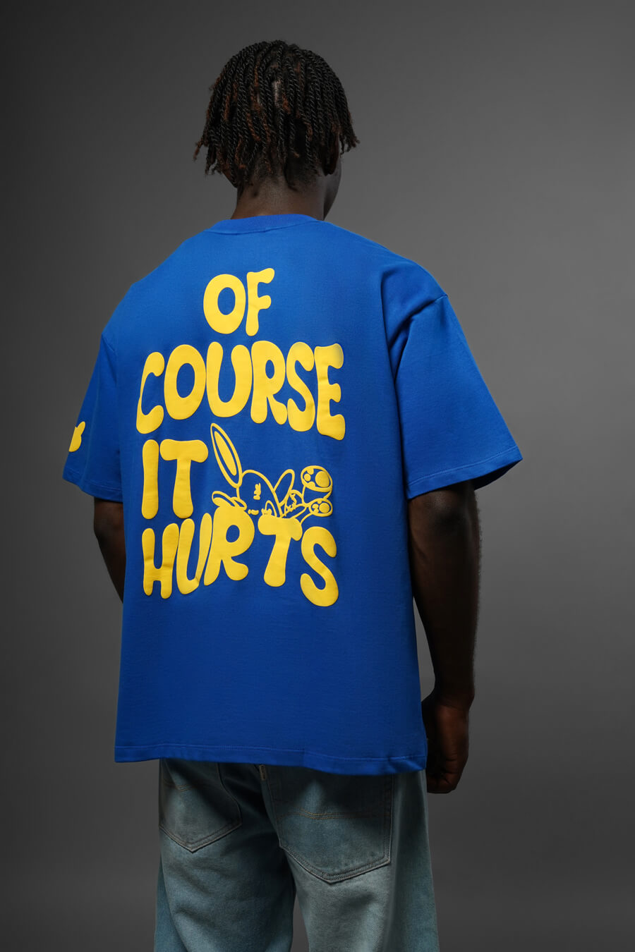 It Hurts Tee Blue