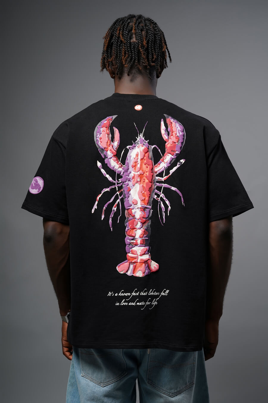 Lobster Tee obsidian